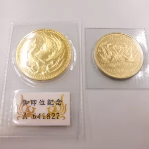 純金・K24　天皇陛下金貨１０万円を買取しました。のサムネイル